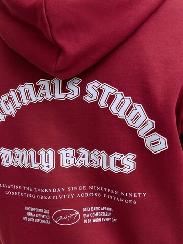 JACK & JONES Sweatshirt in Rood