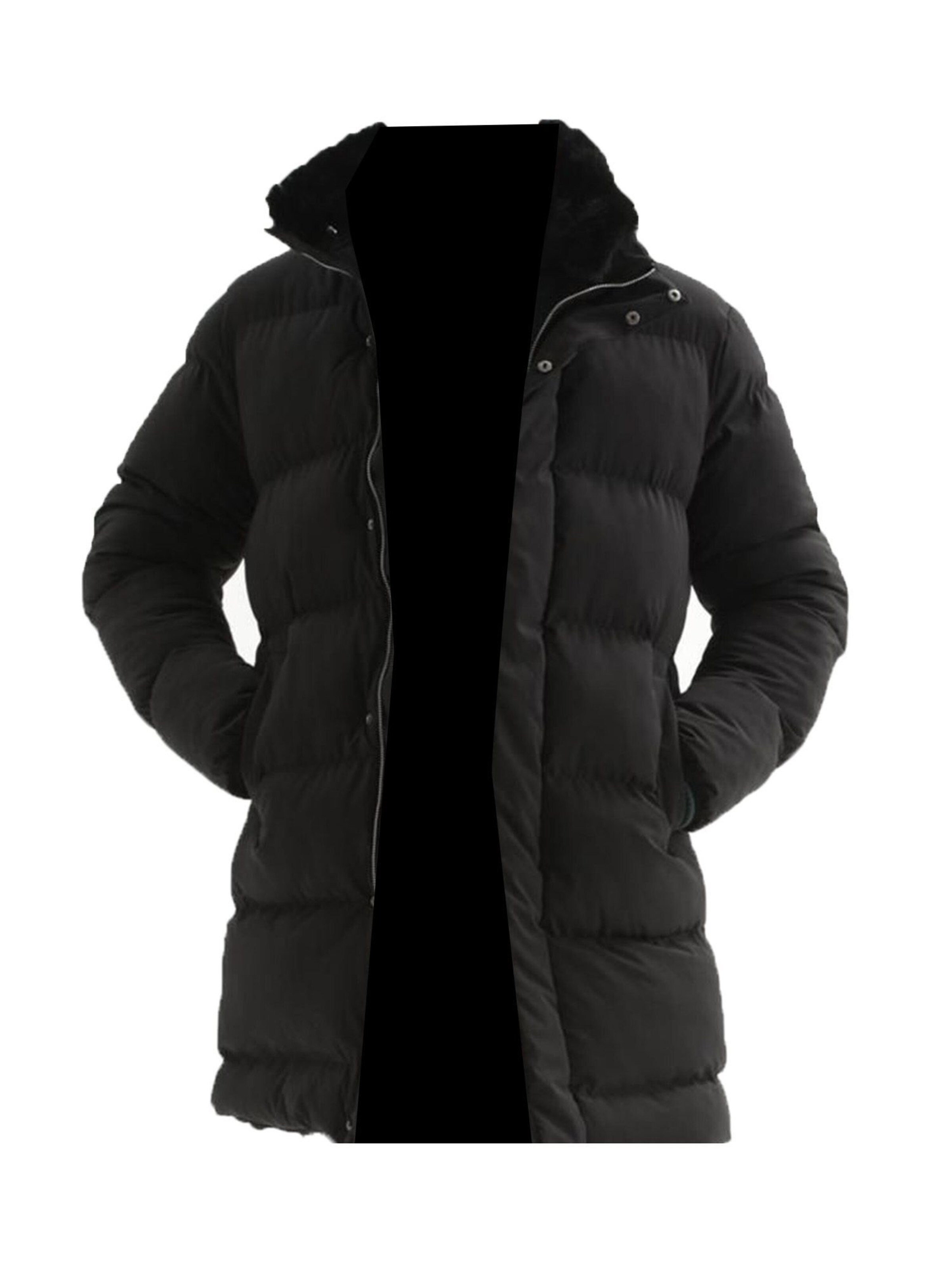 Antioch Płaszcz zimowy w kolorze czarny: przód