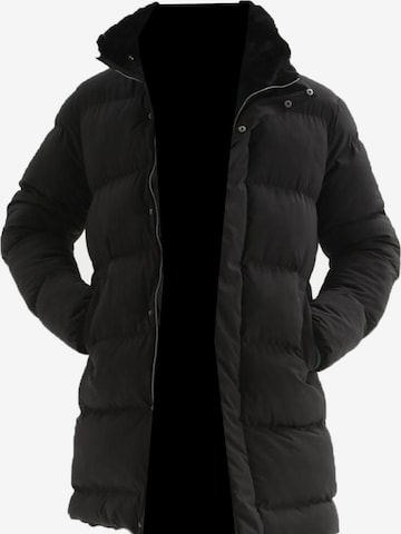 AntiochZimski kaput - crna boja: prednji dio