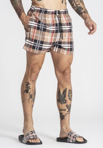 Gianni Kavanagh Board Shorts 'British' in Beige