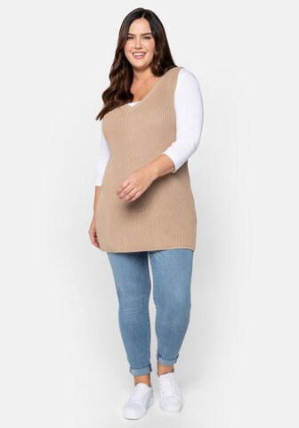 SHEEGO Sweater in Beige