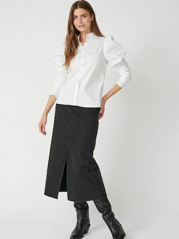Chemisier 'SandyCC' co'couture en blanc