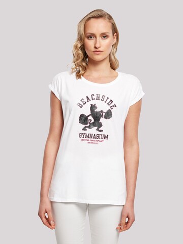 F4NT4STIC Shirt in Wit: voorkant