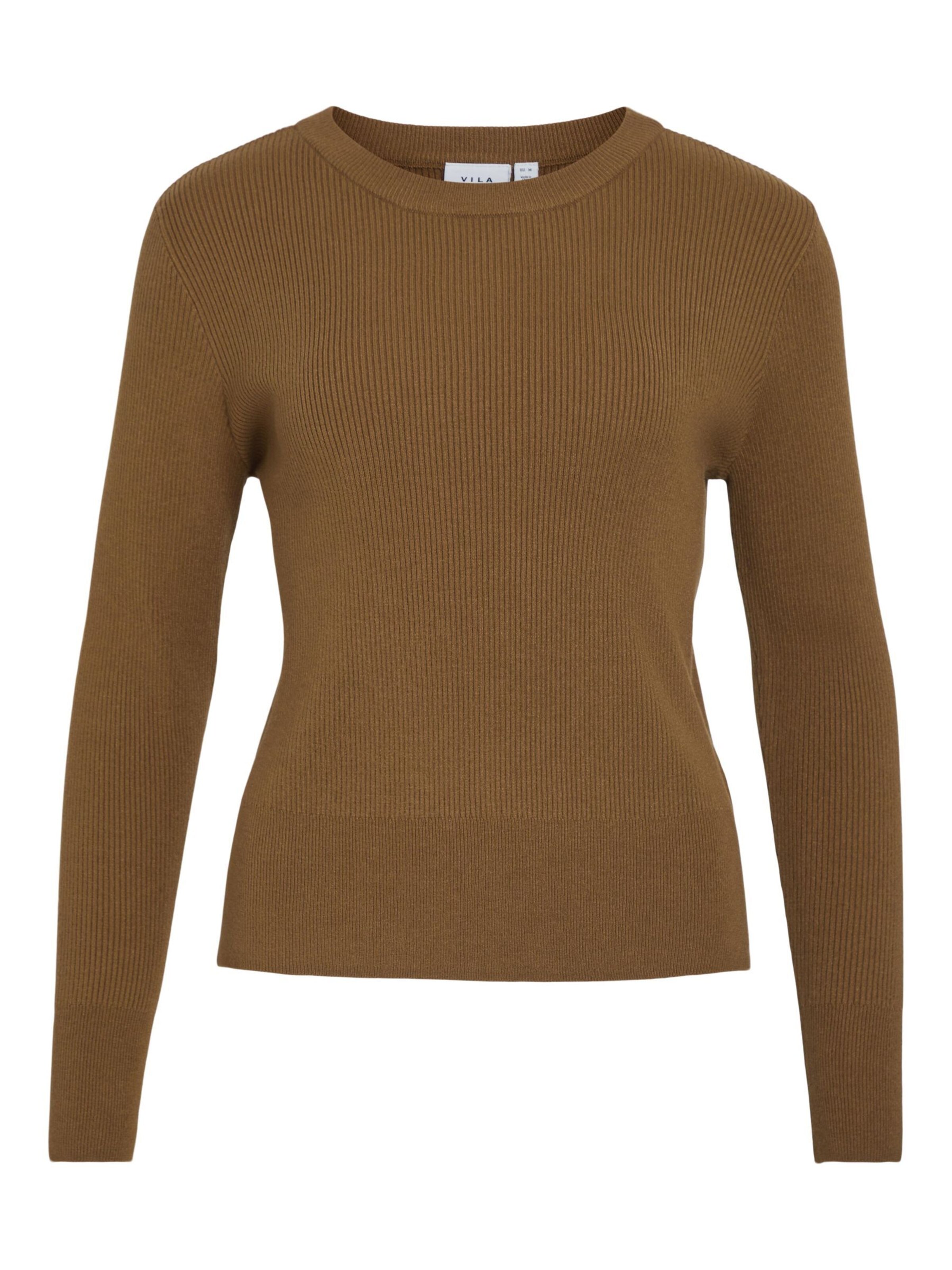 Pullover di VILA in marrone: frontale