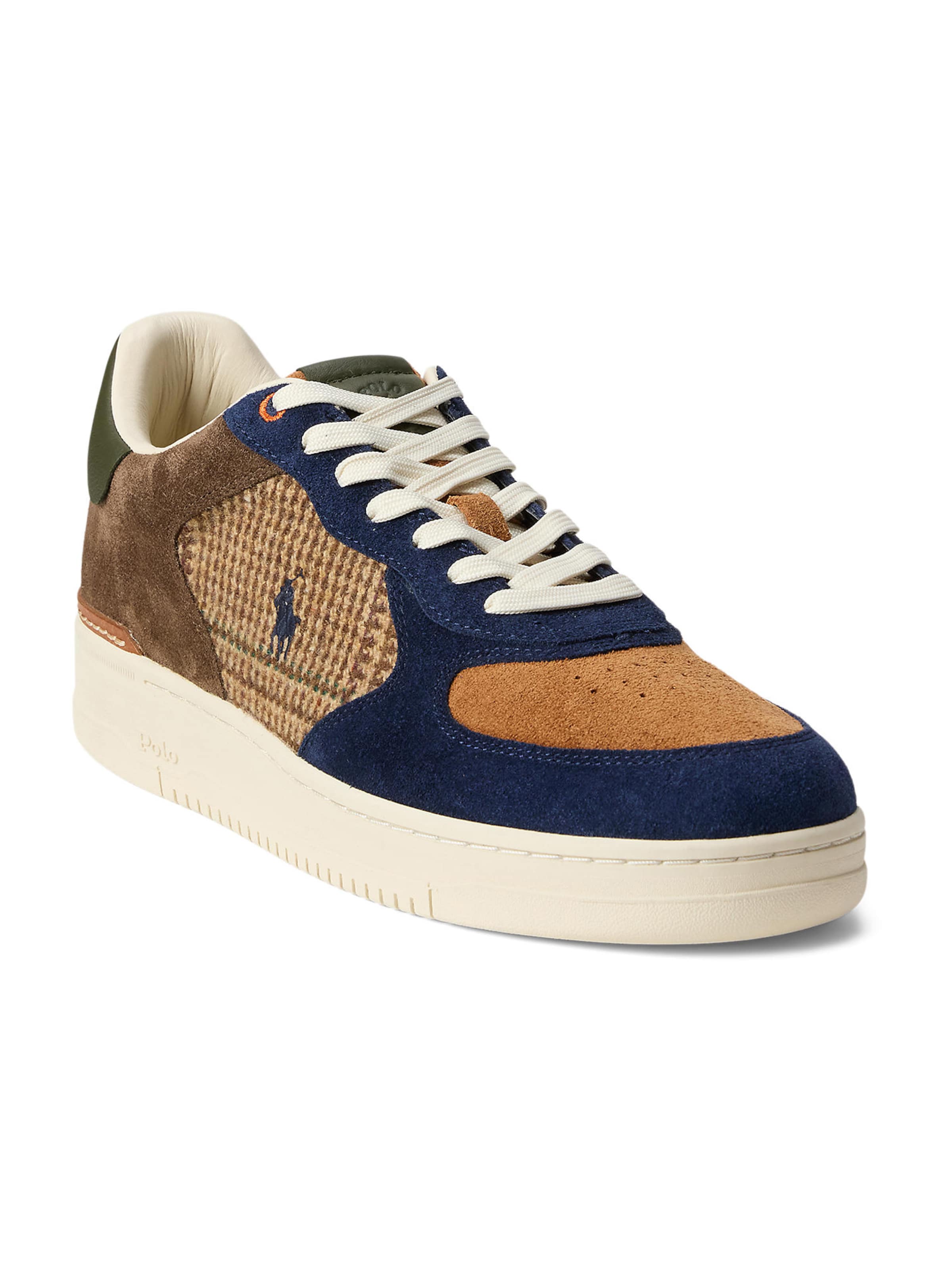 Polo Ralph Lauren Rövid szárú sportcipők 'MASTERS CRT' - barna