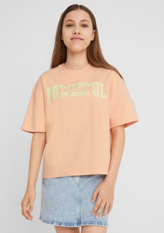 s.Oliver Shirt in Oranje: voorkant