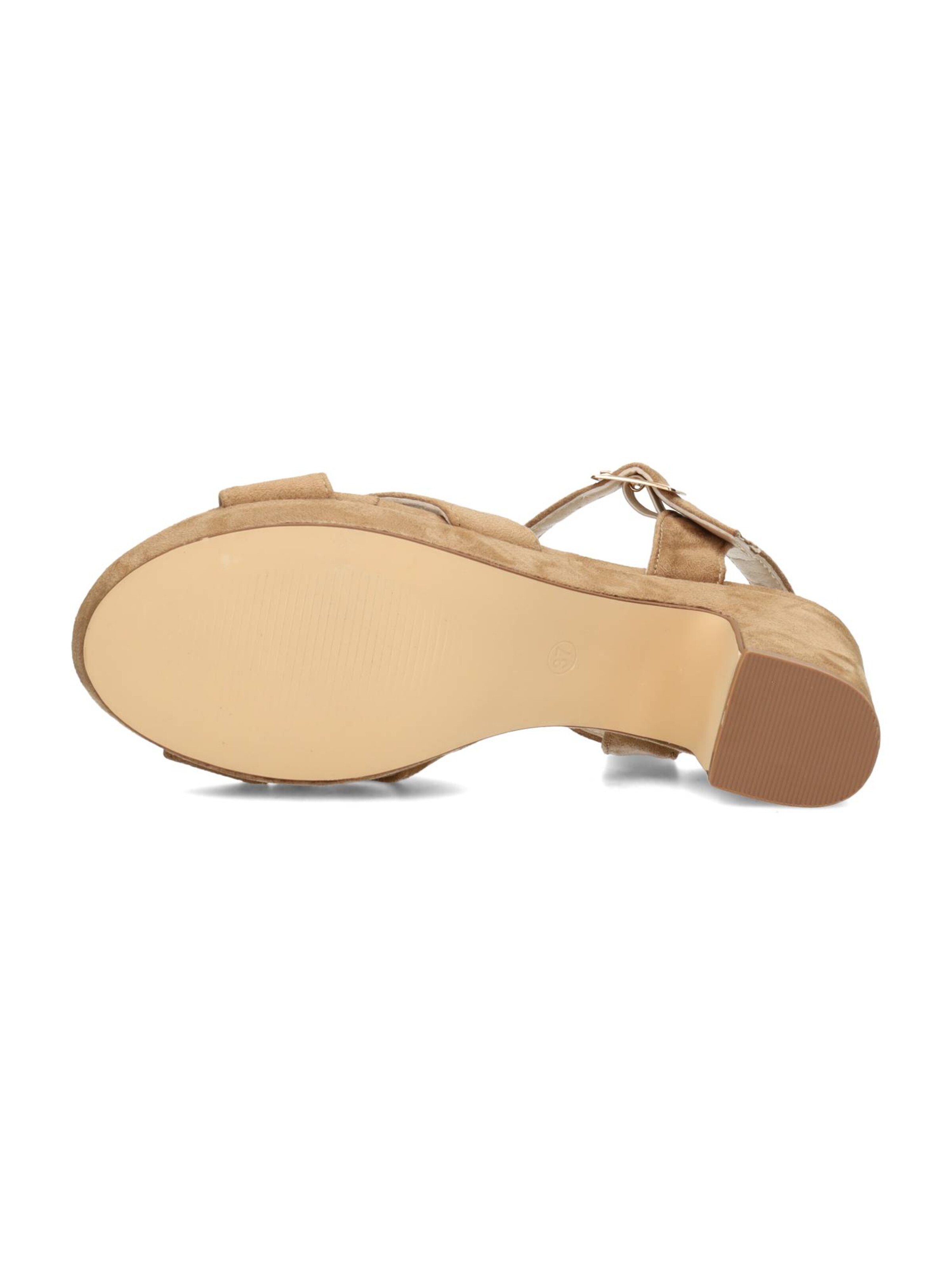POSH by Poelman Strap Sandals in Beige