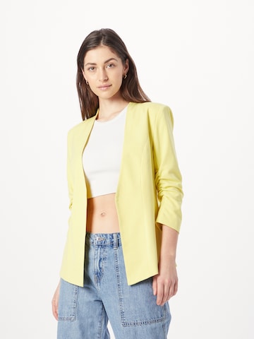 Blazer VILA en jaune : devant