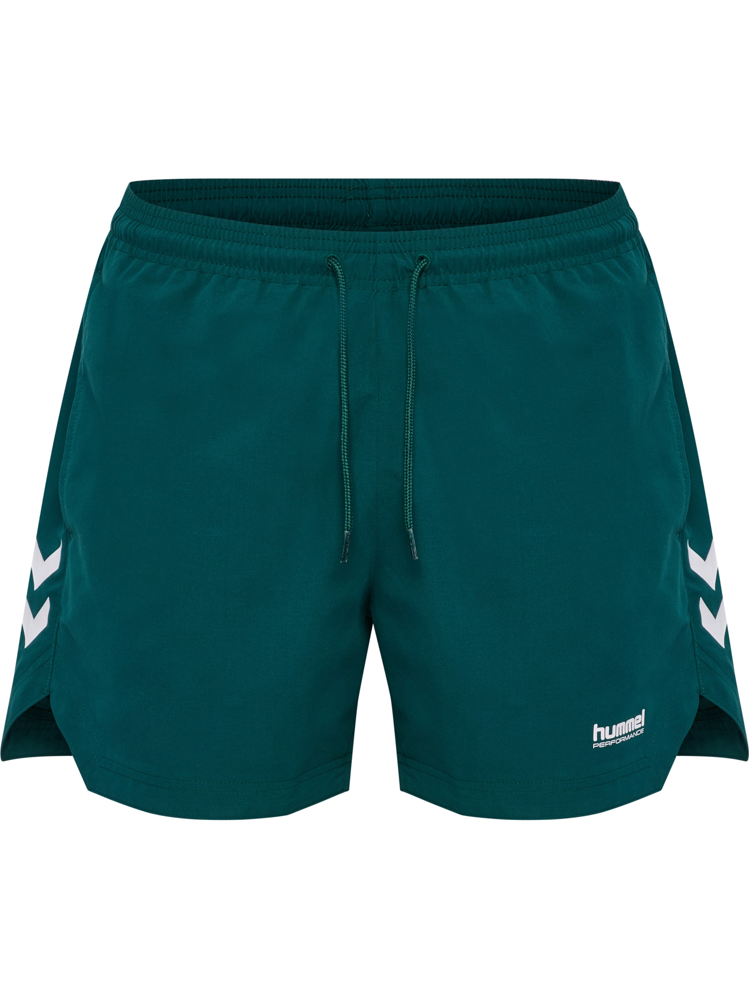 Shorts de bain Hummel en vert : devant