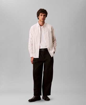 Coupe regular Chemise Calvin Klein Jeans en beige