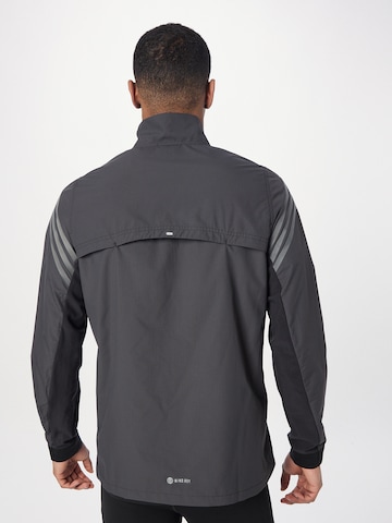 ADIDAS PERFORMANCE Athletic Jacket 'Run Icons' in Black