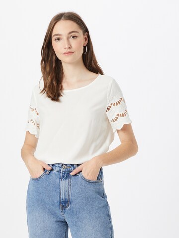 ABOUT YOU - Blusa 'Gunda' em branco: frente