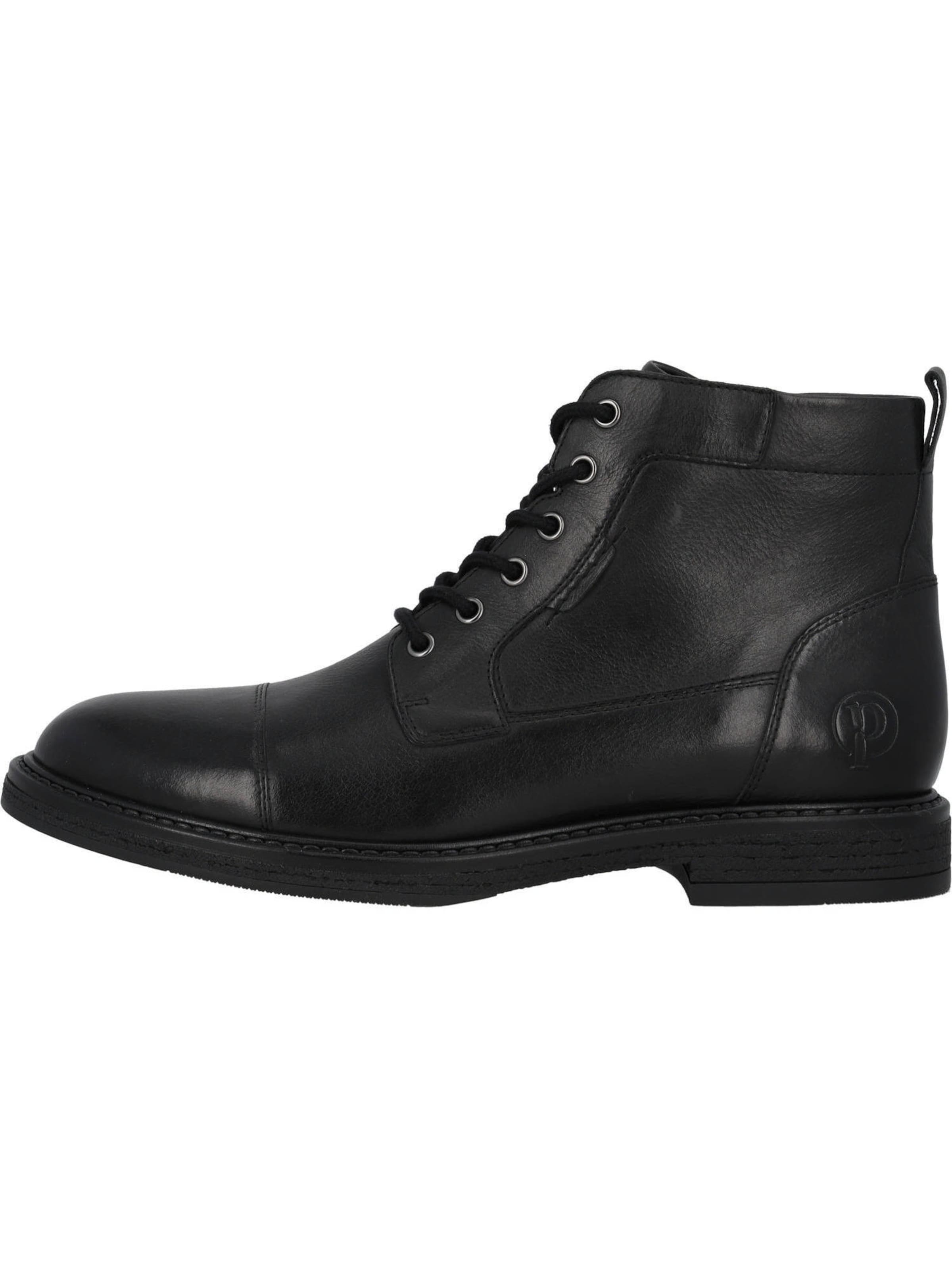 Bottines à lacets 'Marco' Palado en noir