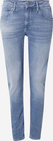 SCOTCH & SODA Slimfit Jeans in Blauw: voorkant