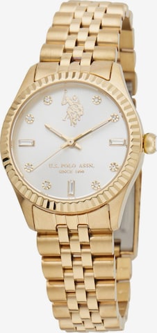 U.S. POLO ASSN. - Reloj analógico 'Celine' en amarillo: frente