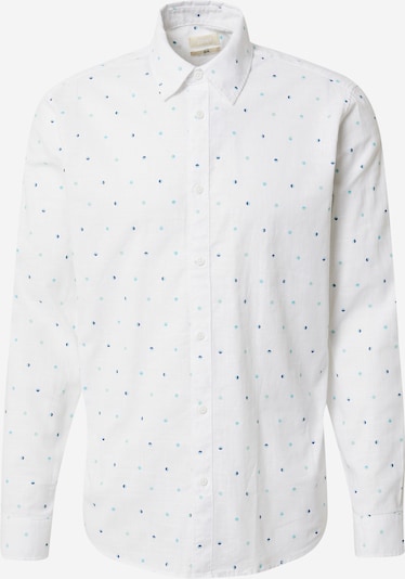 ESPRIT Button Up Shirt in marine blue / Light blue / White, Item view