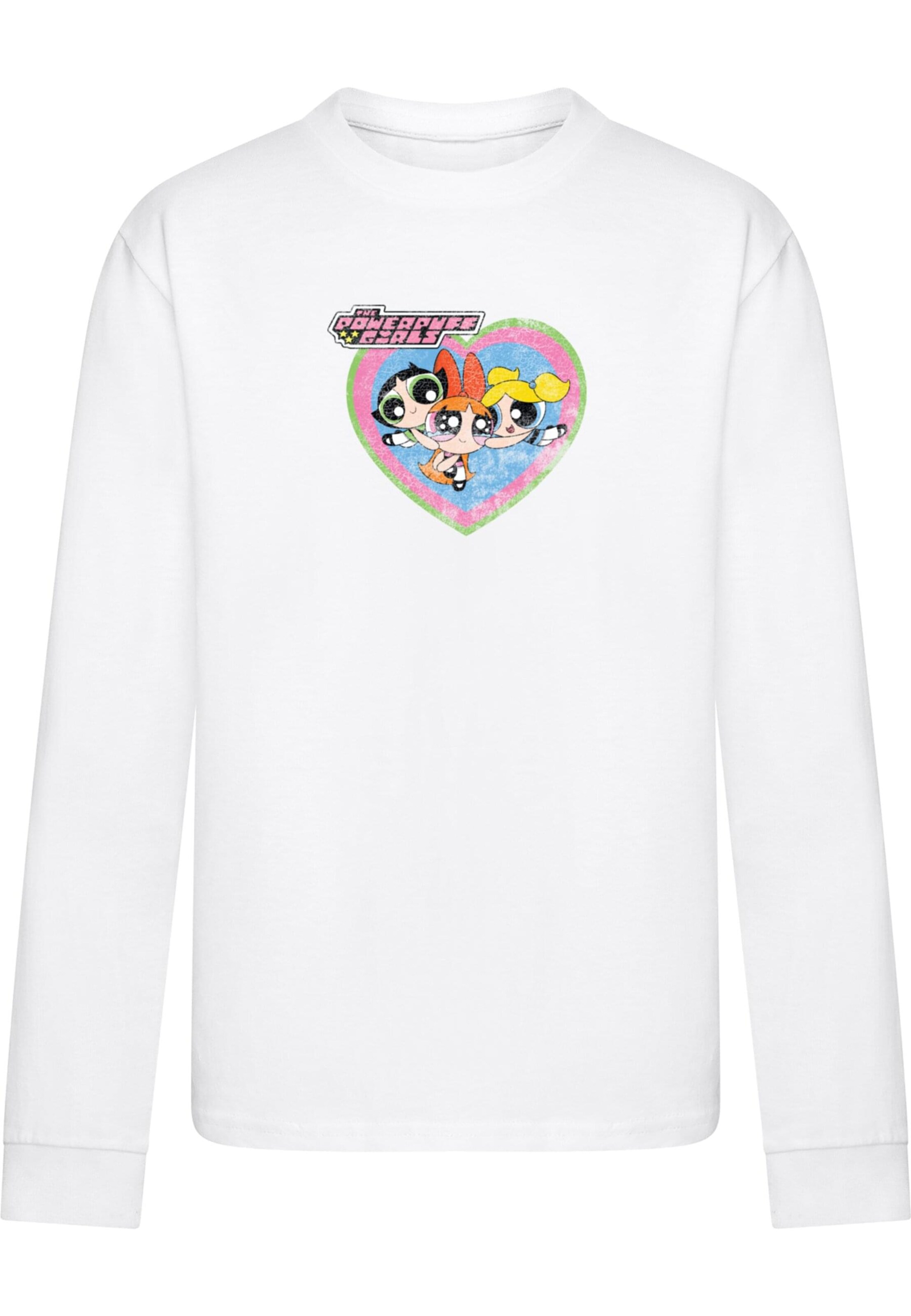 T-Shirt 'The Powerpuff Girl' Merchcode en blanc : devant