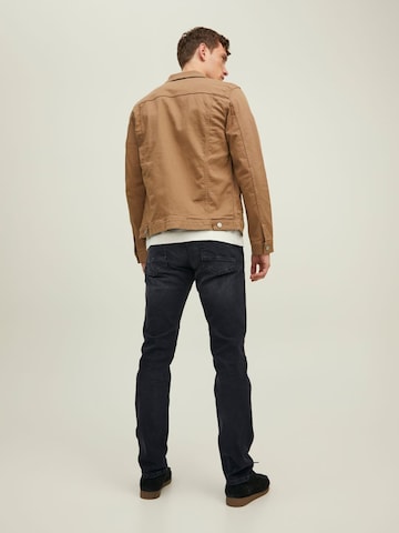 Coupe slim Jean 'Glenn Fox' JACK & JONES en noir