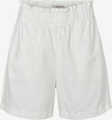 U.S. POLO ASSN. Bukser 'Hena' i hvid: forside