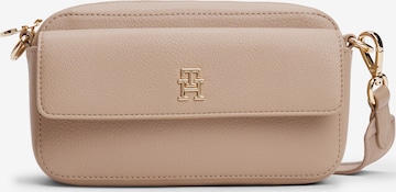 TOMMY HILFIGER Чанта с презрамки 'DISTINCT' в бежово: отпред