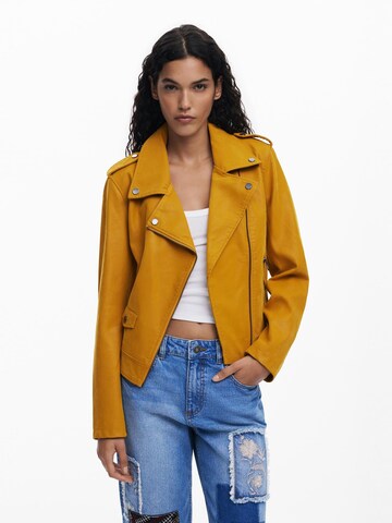 Giacca di mezza stagione di Desigual in giallo: frontale