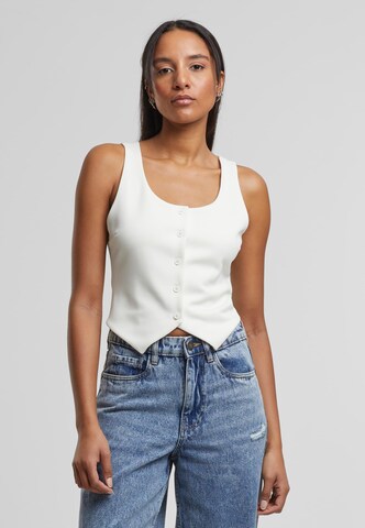 Gilet de costume Urban Classics en blanc