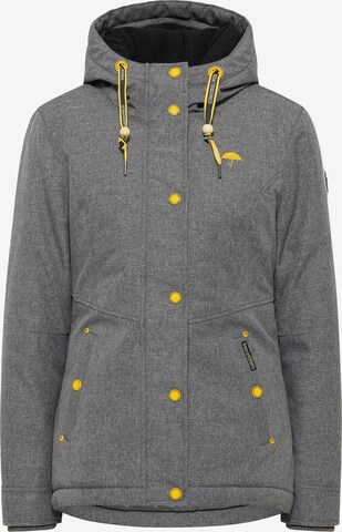 Schmuddelwedda Winter Jacket in Grey: front