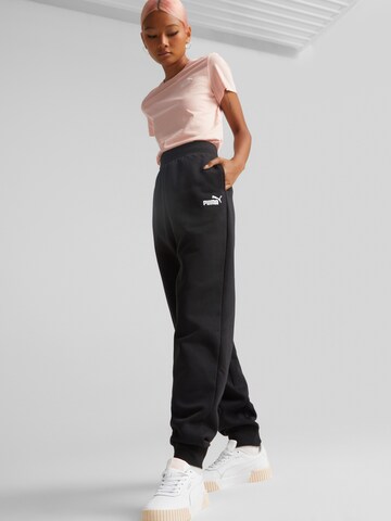 PUMA Tapered Sportsbukser i sort