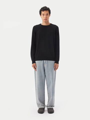 GOBI Cashmere Pullover 'Men's Essential Crewneck Cashmere Sweater'‌‌‌‌‌‌‌‌ in Schwarz