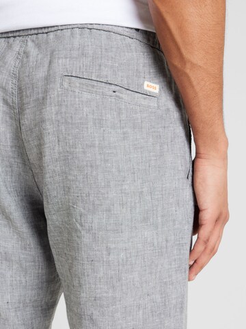 BOSS - regular Pantalón 'Sanderson' en gris