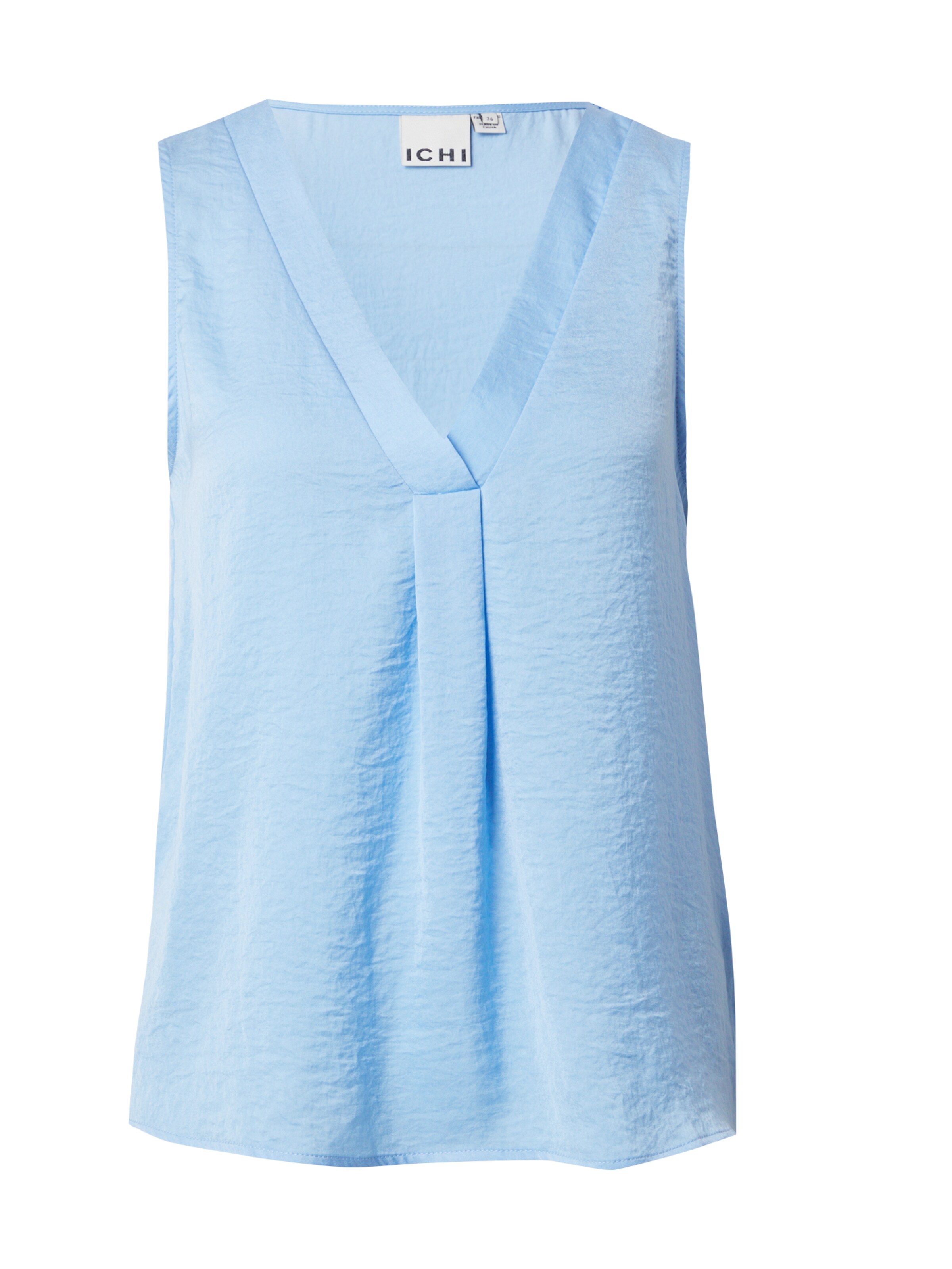 Chemisier 'CRISSY TO2' ICHI en bleu : devant