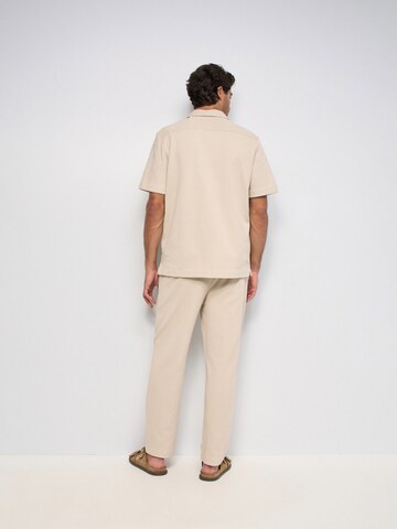 Salsa Jeans Regular fit Button Up Shirt in Beige