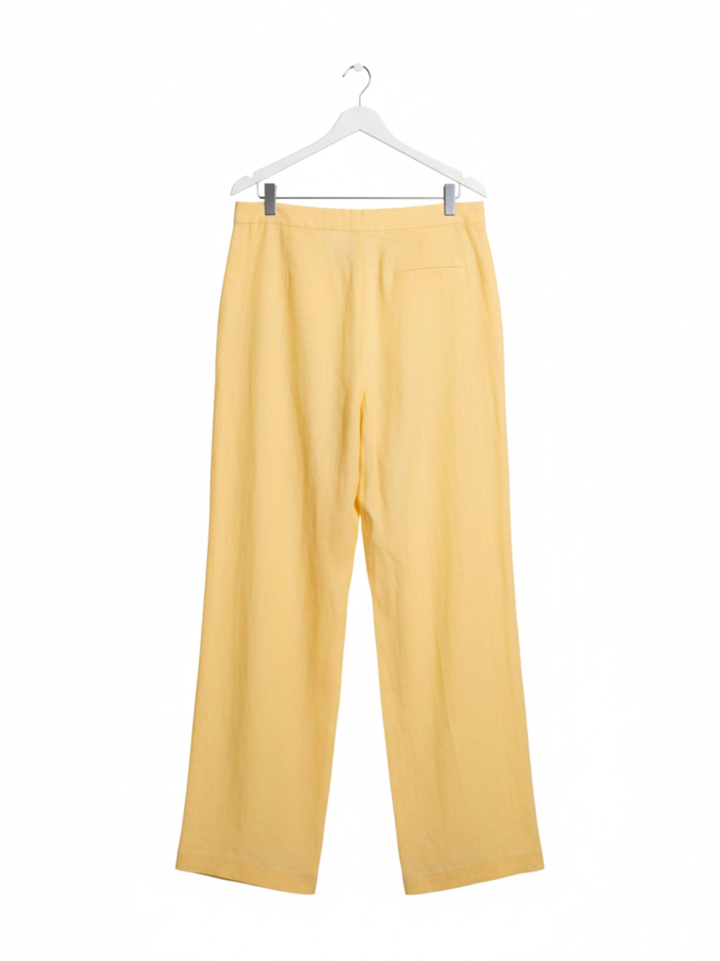 WEARABLE STORIES Wide leg Pants 'Philine' in Yellow