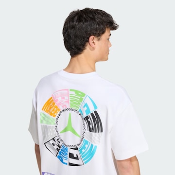ADIDAS PERFORMANCE - Camisa funcionais 'Mercedes - AMG Petronas Formula 1 Team Lights On' em branco