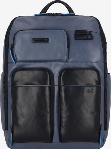 Piquadro Backpack in Blue: front