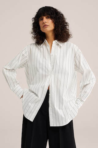 WE Studio Blouse in Wit: voorkant