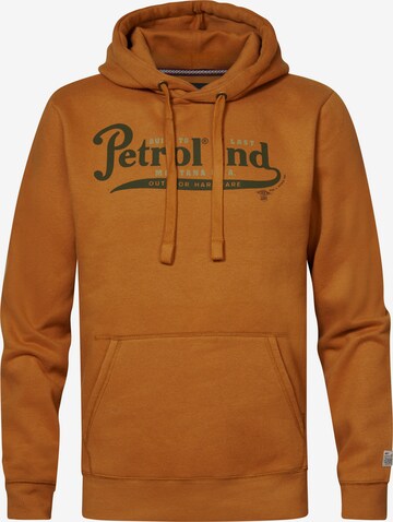 Petrol Industries Sweatshirt 'Marinette' in Bruin: voorkant