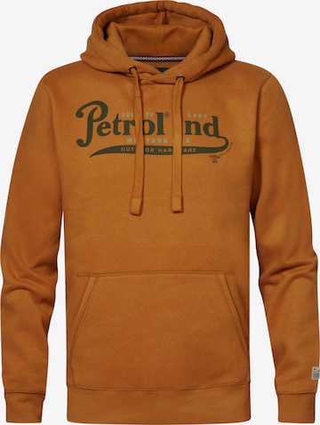 Petrol Industries Sweatshirt 'Marinette' in Bruin: voorkant