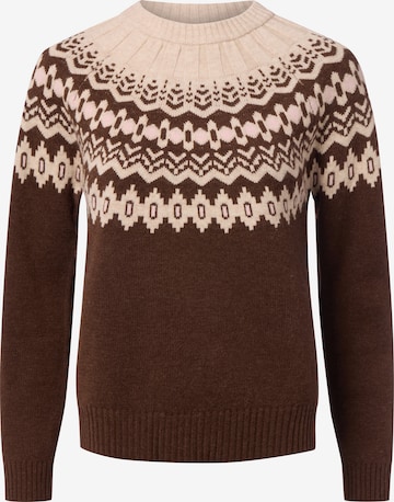 Marie Lund Pullover in Braun: Vorderseite