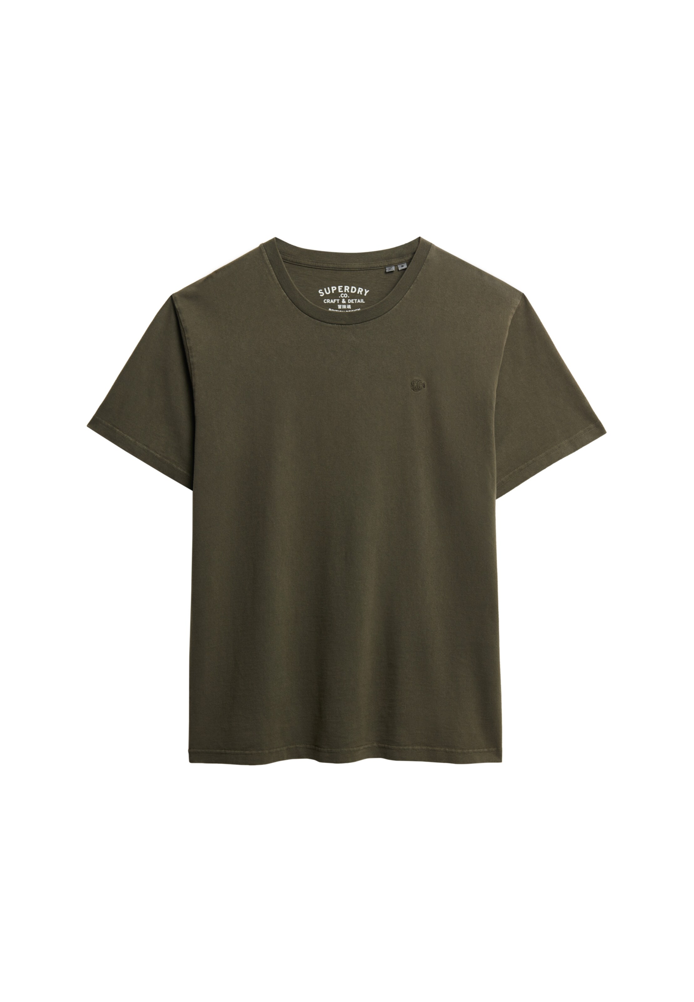 T-Shirt 'Essentials' Superdry en vert : devant