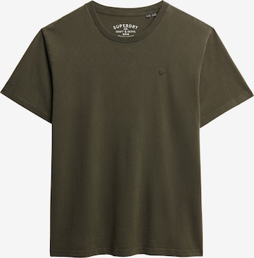 Superdry T-Shirt 'Essentials' in Grün: Vorderseite