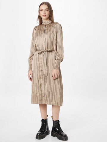 BRUUNS BAZAAR Shirt Dress 'Acacia' in Beige: front