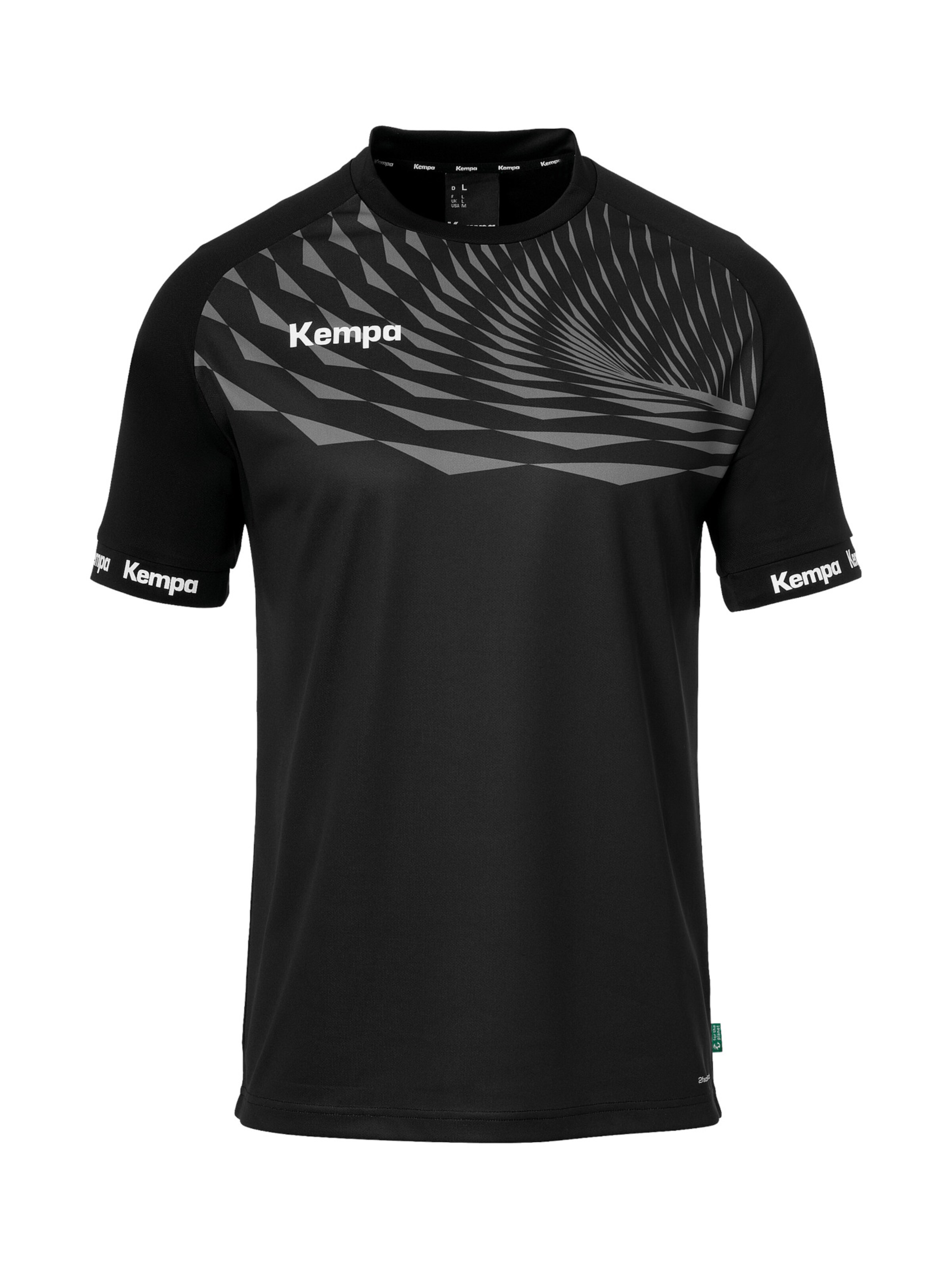 KEMPA Funktionsshirt in Schwarz: Vorderseite