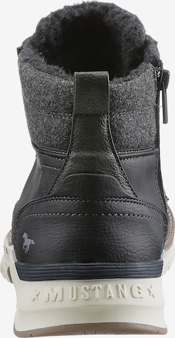 MUSTANG Lace-Up Boots '4161607' in Black