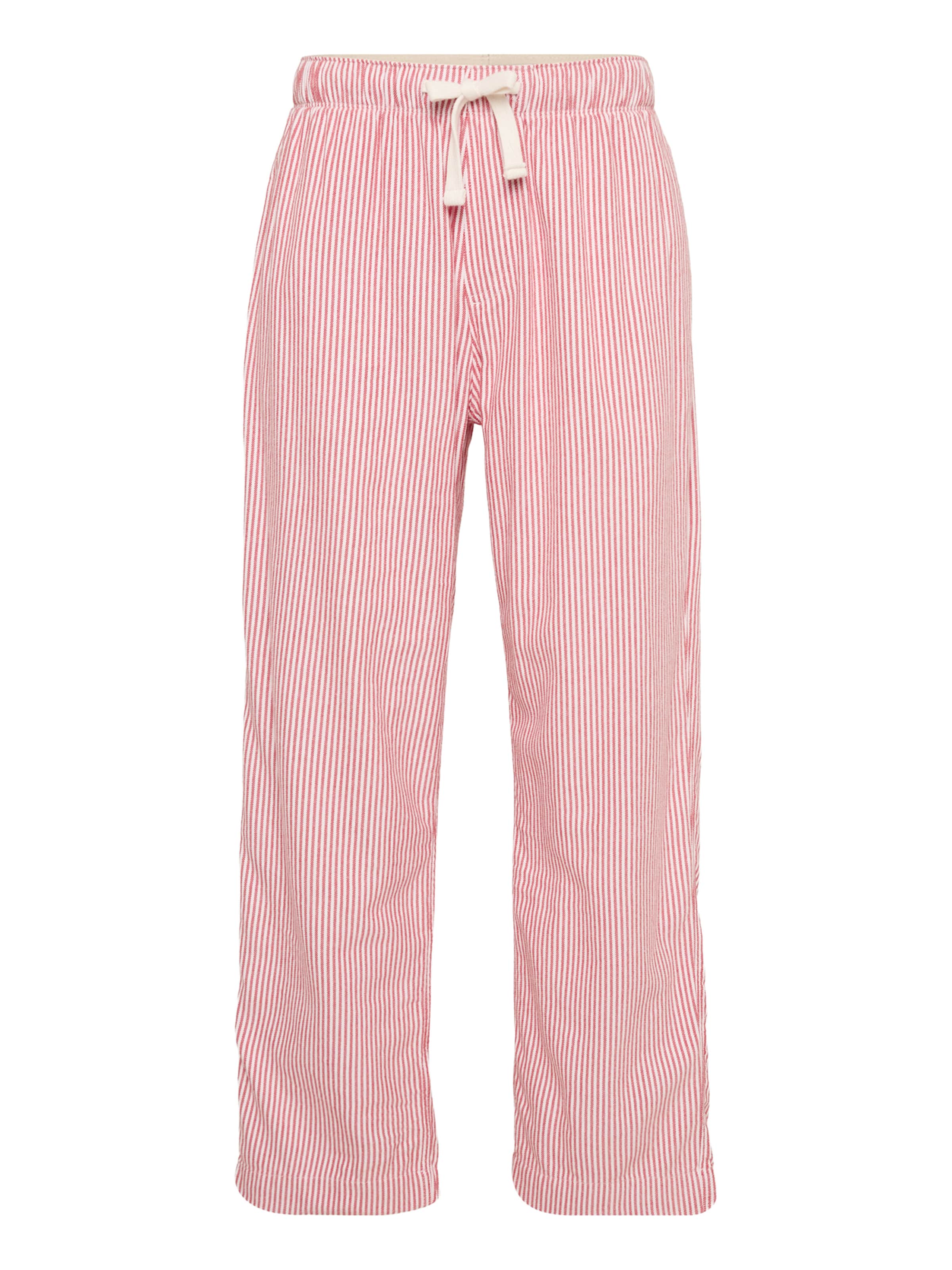 Abercrombie & Fitch Pidžaamapüksid, värv punane: eest vaates