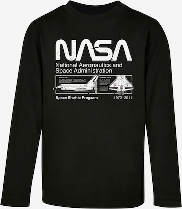 Maglietta 'Nasa - Space Shuttle Program' di ABSOLUTE CULT in nero: frontale