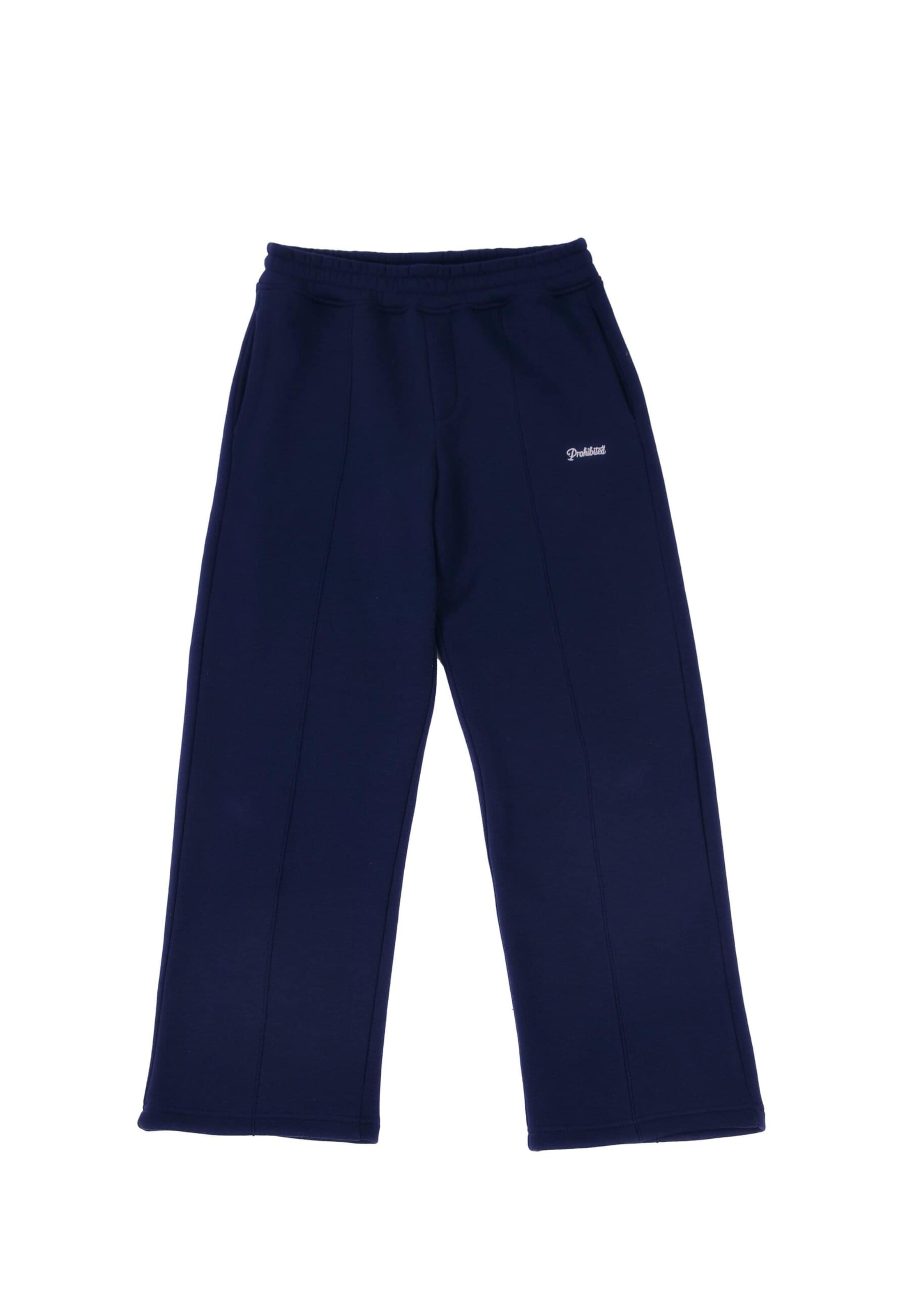 Loosefit Pantalon Prohibited en bleu : devant