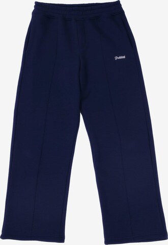 Prohibited Loose fit Pants in Blue: front