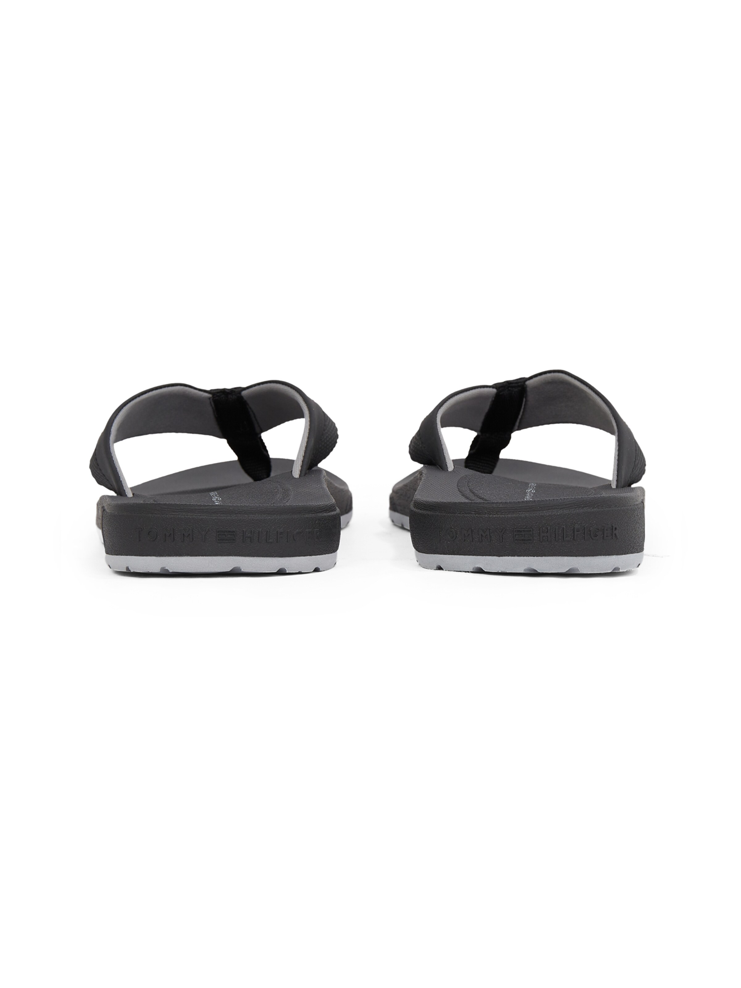 TOMMY HILFIGER T-Bar Sandals in Black