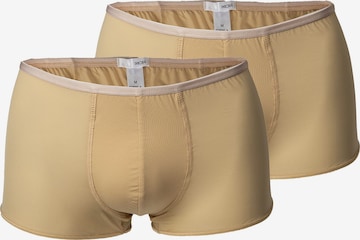 HOM - Calzoncillo boxer en beige: frente